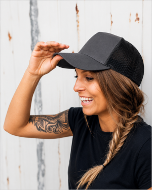 Jockey Atlantis Rapper Cotton – Gorro trucker de 5 paneles para personalización