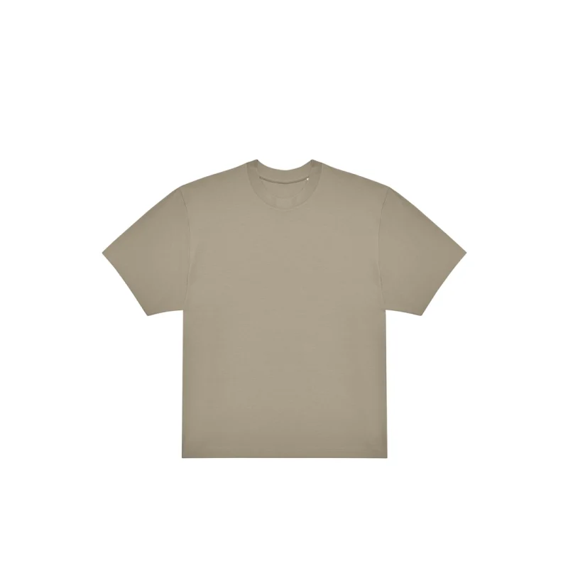 polera oversize B&C E220 de algodón sostenible, ideal para impresión y bordado personalizado en Chile