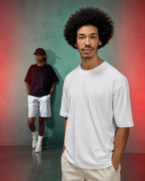 Polera oversize Heavycotton B&C #E220 Oversized