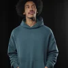 Polerón oversize premium B&C Influence Hoodie de 350 g/m², ideal para impresión DTG de alta calidad en Chile