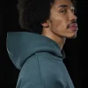 Polerón oversize premium B&C Influence Hoodie de 350 g/m², ideal para impresión DTG de alta calidad en Chile