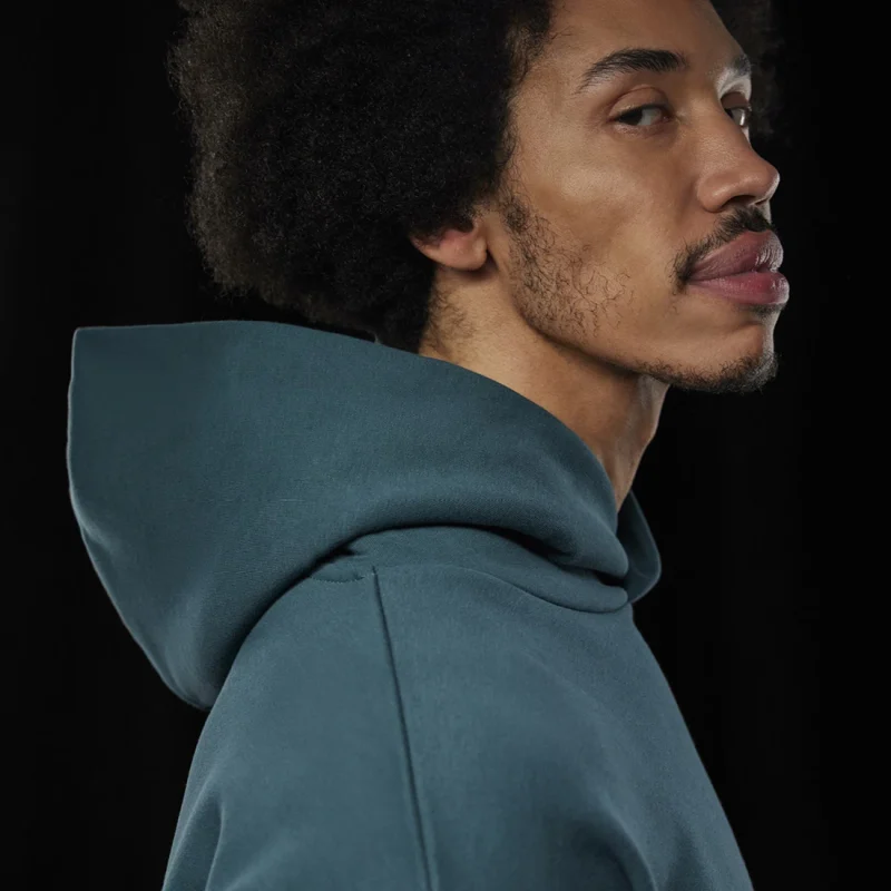 Polerón oversize premium B&C Influence Hoodie de 350 g/m², ideal para impresión DTG de alta calidad en Chile